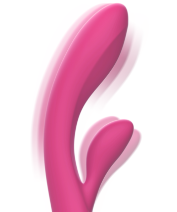 Visão alternativa de INTENSE - VIBRADOR LUIGI COELHO ROSA SILICONE LÍQUIDO