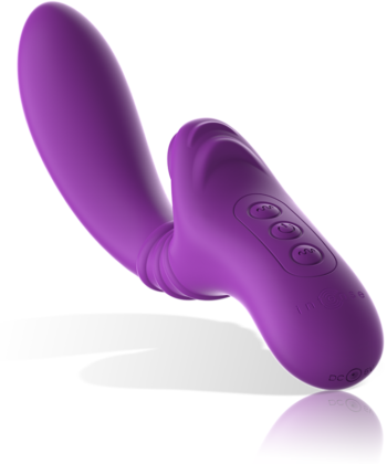 Visão alternativa de INTENSE - VIBRADOR FLEXÍVEL HARRY COM LÍNGUA ROXA