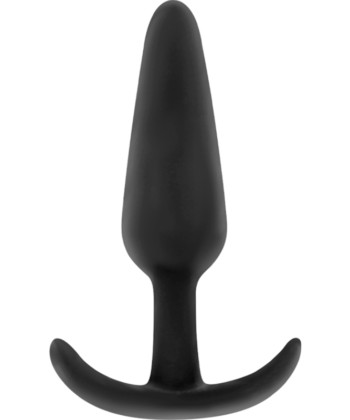 Alternative view of BLACK&SILVER - PLUG ANAL DE SILICONE HANSEL COM CABO PEQUENO