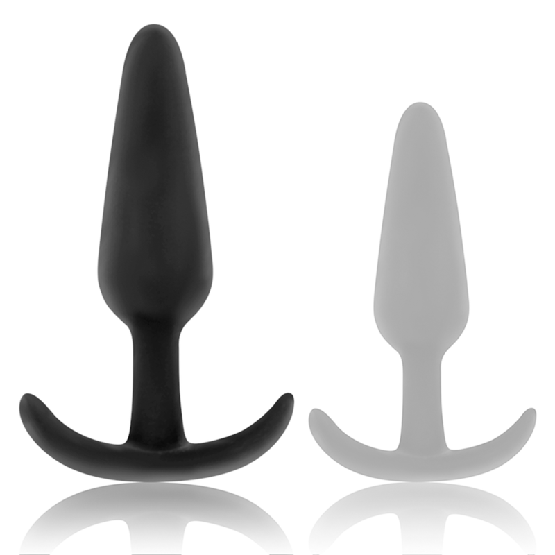 BLACK&SILVER - PLUG ANAL DE SILICONE KAEL COM CABO MÉDIO - Imagem 3