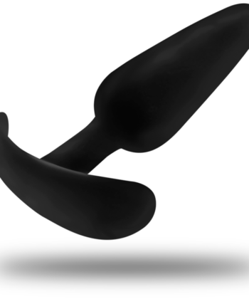 Alternative view of BLACK&SILVER - PLUG ANAL DE SILICONE KAEL COM CABO MÉDIO