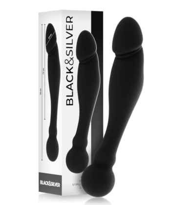 BLACK&SILVER - DILDO ESTIMULANTE KARL G-POINT 18 CM