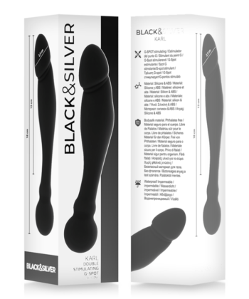 Alternative view of BLACK&SILVER - DILDO ESTIMULANTE KARL G-POINT 18 CM