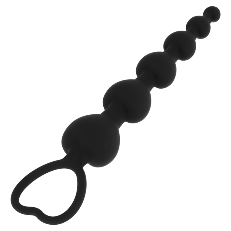 BLACK&SILVER - CADEIA DE CORAÇÕES ANAL MILA 18 CM - Image 5