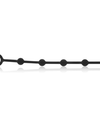 Alternative view of BLACK&SILVER - KORG ANAL ROSÁRIO SILICONE INICIAÇÃO 21 CM