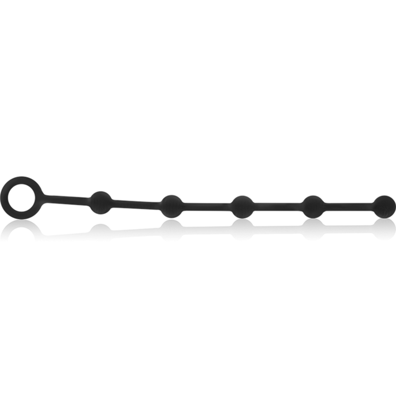 BLACK&SILVER - KORG ANAL ROSÁRIO SILICONE INICIAÇÃO 21 CM - Imagem 2