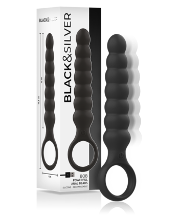 BLACK&SILVER - DILADOR ANAL DE SILICONE BOB PODEROSO