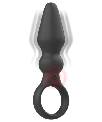 Visão alternativa de BLACK&SILVER - PLUGUE ANAL DE SILICONE PODEROSO OZZY