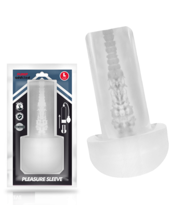 PUMP ADDICTED - PLEASURE SLEEVE MASTUBADOR TALLA L