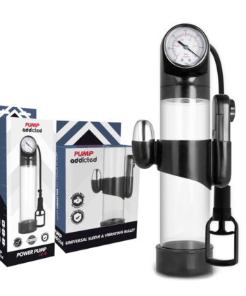 Visão alternativa de PUMP ADDICTED - VIBRADOR TRANSPARENTE RX9