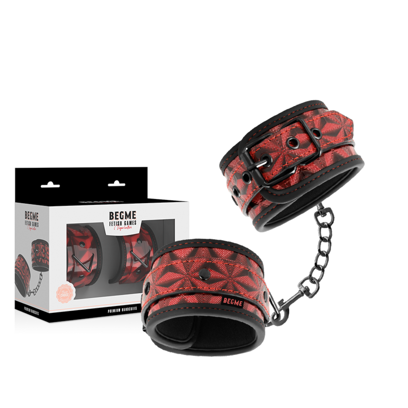 BEGME - ALGEMAS PREMIUM RED EDITION COM FORRO DE NEOPRENE - Image 4