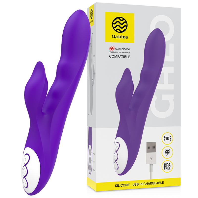 GALATEA - GALO VIBRADOR ROXO + CONTROLO REMOTO WATCHME - Image 2