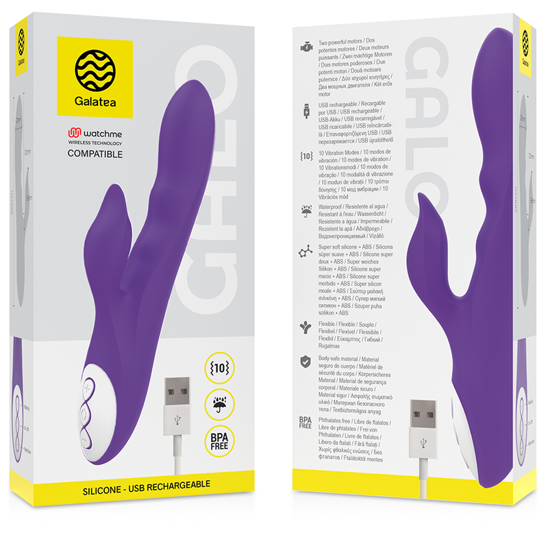 GALATEA - GALO VIBRADOR ROXO + CONTROLO REMOTO WATCHME - Image 3