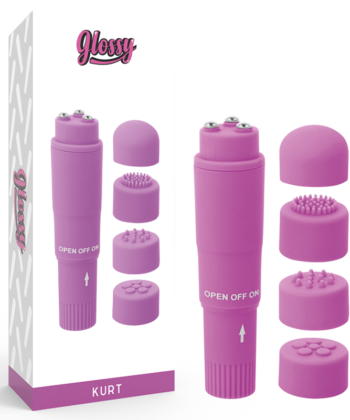 GLOSSY - POCKET KURT MASAJEADOR LILA