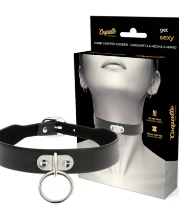 COQUETTE CHIC DESIRE - COLLAR CUERO VEGANO ACCESORIO WOMAN FETISH