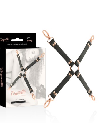 COQUETTE CHIC DESIRE - FANTASY HOG TIE COURO VEGANO