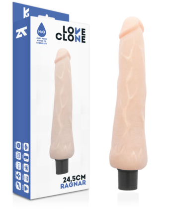 LOVECLONE - RAGNAR VIBRADOR REALÍSTICO SELF LUBRICATION 24.5 CM -O- 3.5 CM