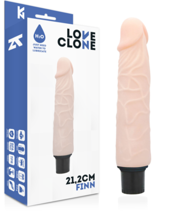 LOVECLONE - FINN VIBRADOR REALÍSTICO SELF LUBRICATION 21.2 CM -O- 3.8 CM