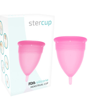 STERCUP - COPO MENSTRUAL DE SILICONE FDA ROSA - TAMANHO S - Image 5