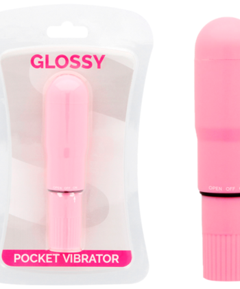 GLOSSY - POCKET VIBRADOR ROSA