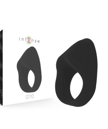 INTENSE - ANEL VIBRADOR RECARREGVEL OTO PRETO