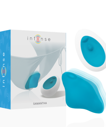 INTENSE - SAMANTHA PANTIE CONTROLE REMOTO AZUL