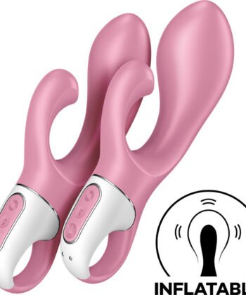 SATISFYER - BOMBA DE AR BUNNY 2 ROSA