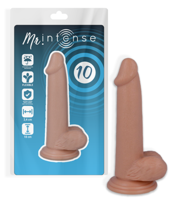 MR INTENSE - 10 PENE REALÍSTICO 18 CM -O- 3.4 CM