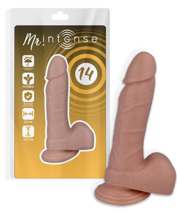 MR INTENSE - 14 PÊNIS REALÍSTICO 18.5 CM -O- 3.8 CM