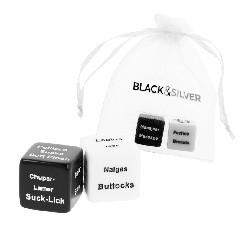 BLACK&SILVER - DADOS PARA PAREJAS ES/EN - Imagem 2