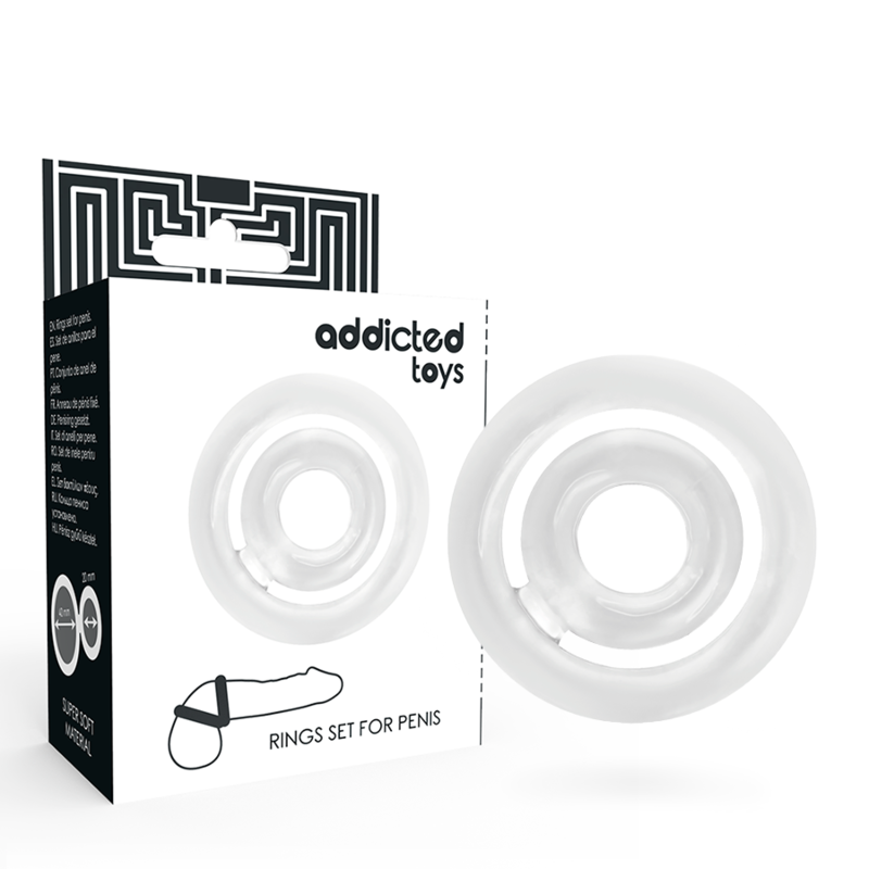ADDICTED TOYS - POTENZ- C-RING PÊNIS TRANSPARENTE - Imagem 5