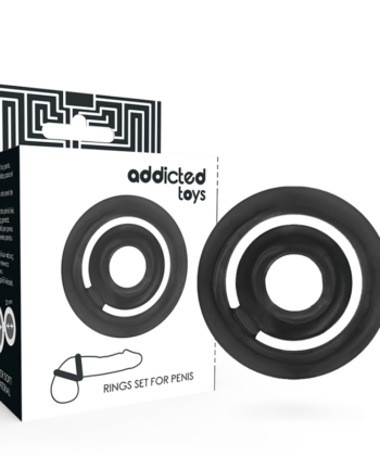 ADDICTED TOYS - POTENZ- C-RING PÉNIS PRETO - Imagem 4