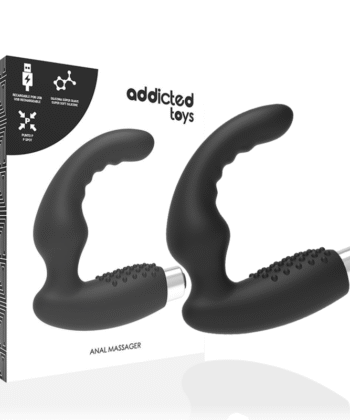 Visão alternativa de ADDICTED TOYS - VIBRADOR PROSTTICO VIBRADOR RECARREGVEL - MODELO 2 - PRETO
