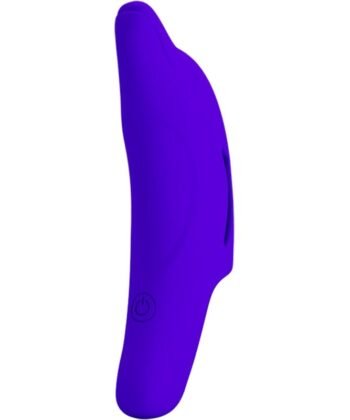 Visão alternativa de PRETTY LOVE - DELPHINI PODEROSO ESTIMULADOR DE DEDO AZUL ESCURO