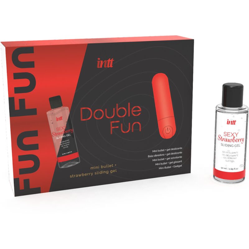 INTT RELEASES - DUPLO FUN KIT COM BALA VIBRANTE E GEL DE MASSAGEM DE MORANGO - Image 4