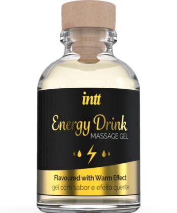 INTT MASSAGE & ORAL SEX - GEL DE MASSAGEM COM ENERGIA AROMATIZADA BEBIDA E EFEITO AQUECENTE