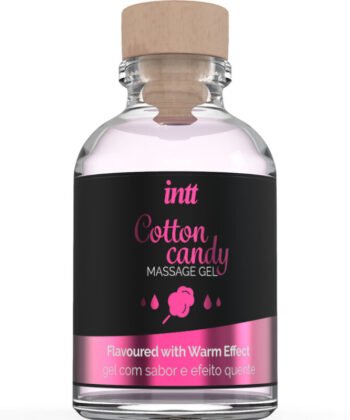 INTT MASSAGE & ORAL SEX - GEL DE MASSAGEM COM SABOR ALGODÃO DOCE E EFEITO AQUECENTE