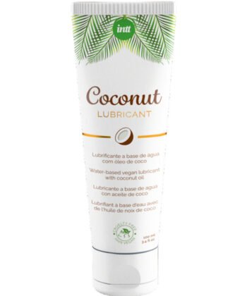 INTT - LUBRIFICANTE VEGANO BASE DE GUA COM INTENSO SABOR DE COCO