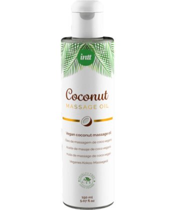 INTT - ÓLEO DE MASSAGEM VEGANO DOCE COM RELAXANTE SABOR DE COCO