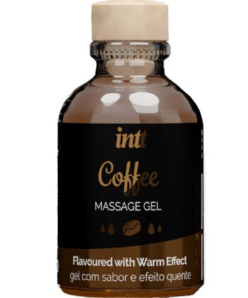 INTT MASSAGE & ORAL SEX - GEL DE MASSAGEM HOT EFFECT SABOR DE CAFÉ