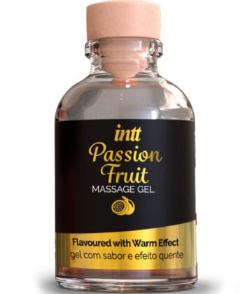 INTT MASSAGE & ORAL SEX - GEL DE MASSAGEM COM SABOR DE MARACUJÁ COM EFEITO CALOR