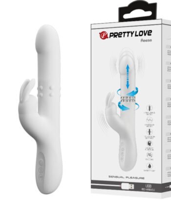 PRETTY LOVE - VIBRADOR REESE COM ROTAO DE PRATA