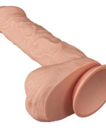 BAILE - BELO ENCONTRO BERGRISI DILDO REALÍSTICO FLEXÍVEL 26 CM NATURAL