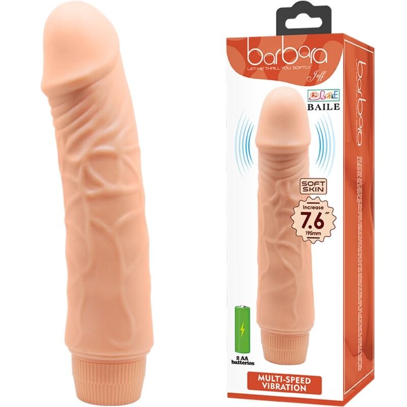 BAILE - VIBRADOR REALÍSTICO BARBARA 20 CM - Image 2