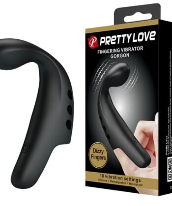 Visão alternativa de PRETTY LOVE - DEDAL VIBRADOR GORGONA PRETO