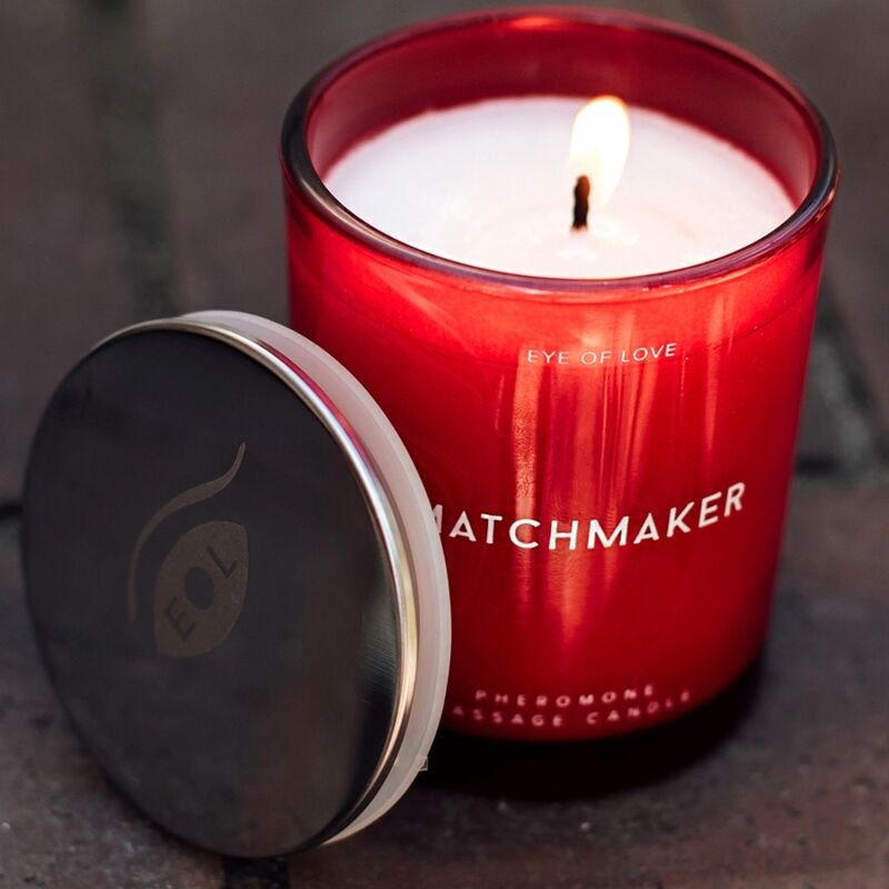 EYE OF LOVE - VELA DE MASSAGEM DIAMANTE VERMELHO MATCHMAKER ATTRACT HIM 150 ML - Imagem 5