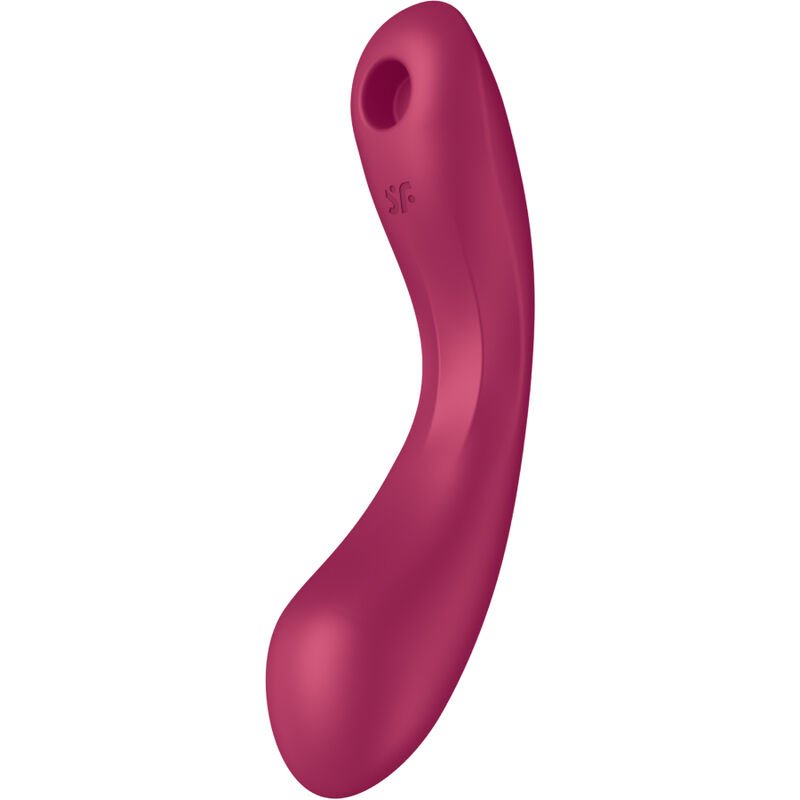 SATISFYER - CURVE TRINITY 1 AIR PULSE VIBRATION RED - Image 2