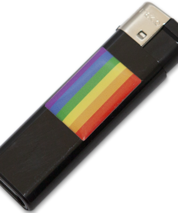 PRIDE - PRETO MAIS CLARO COM BANDEIRA LGBT