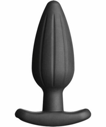 ELECTRASTIM - PLUG ANAL DE SILICONE PRETO ROCKER GRANDE