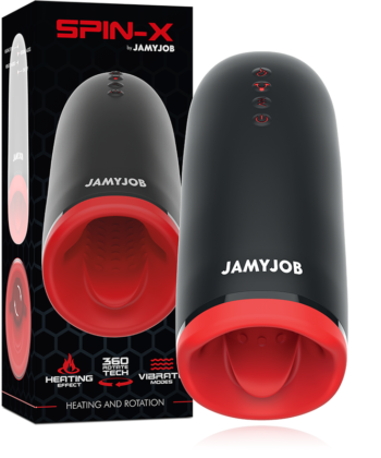 Alternative view of JAMYJOB - MASTURBADOR DE AQUECIMENTO E ROTAO SPIN-X